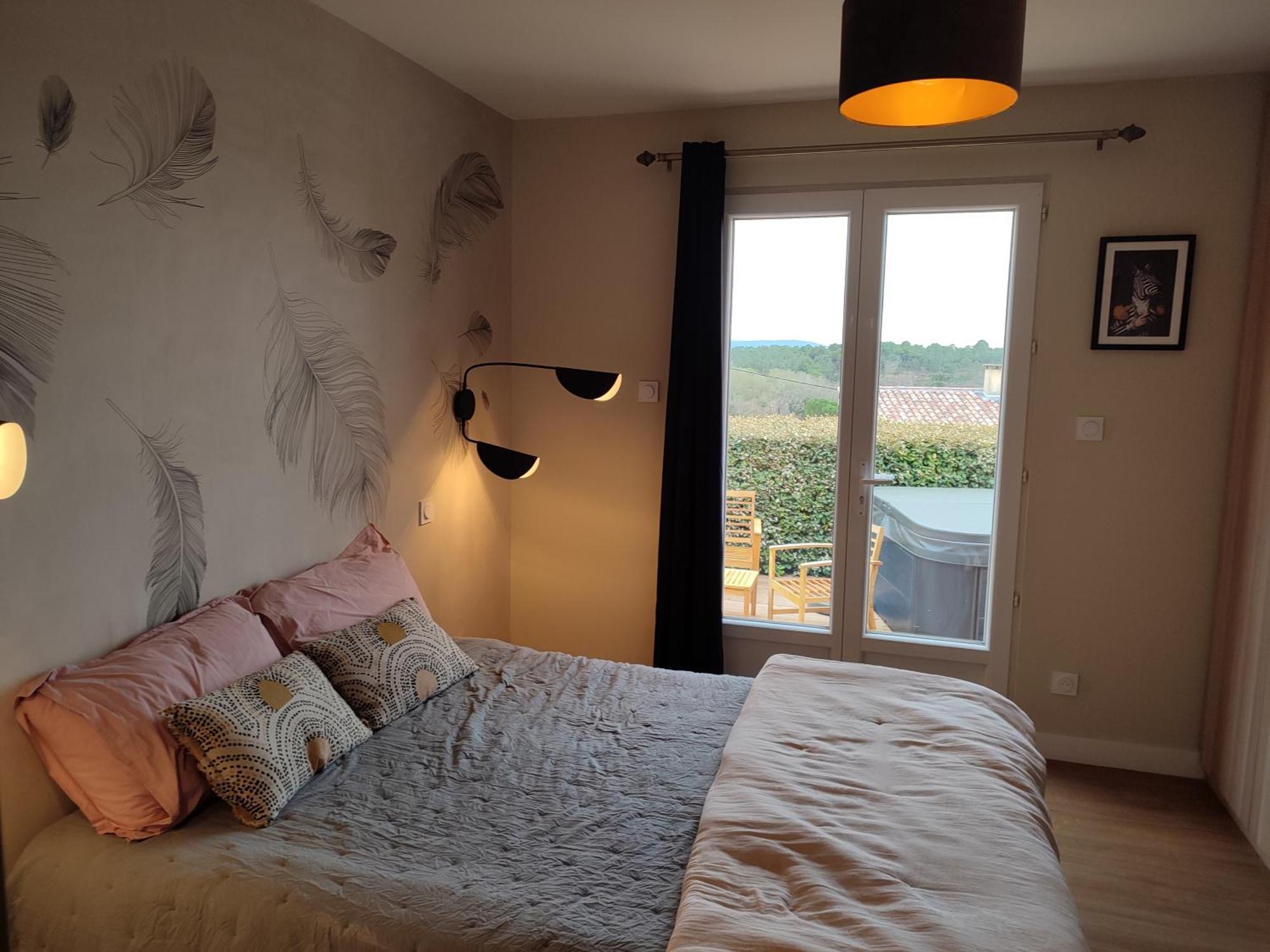 Chambre D'Hotes Avec Jacuzzi Ventoux Cocoon Bédoin Exterior photo